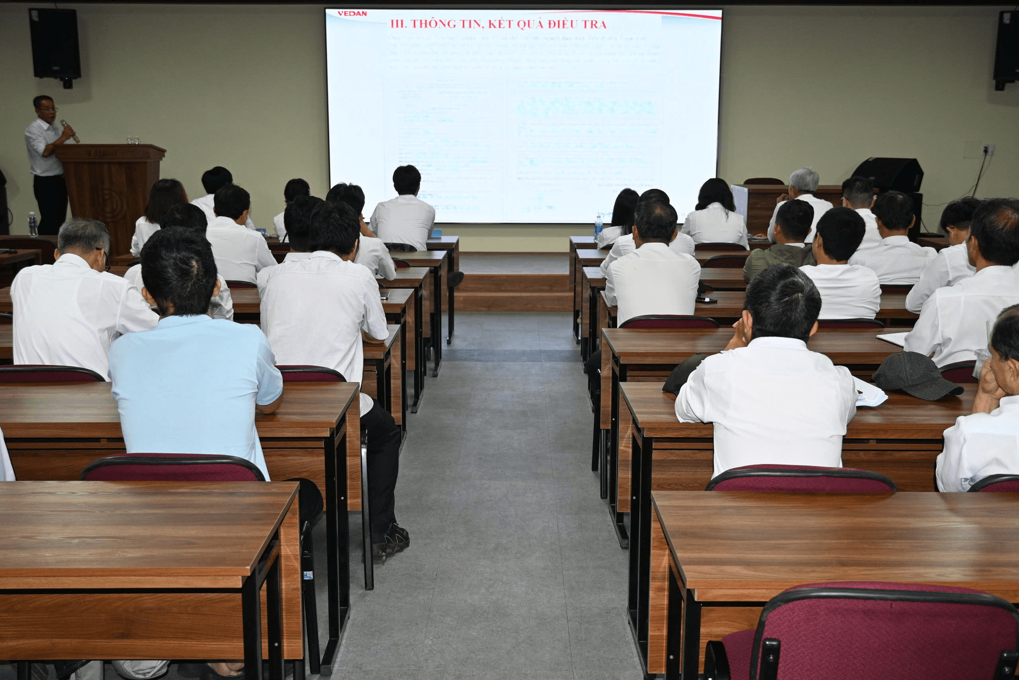Hội thảo “An toàn lao động – Nhận diện rủi ro và đồng hành cùng người lao động” thu hút đông đảo cán bộ, công nhân viên Vedan Việt Nam tham gia