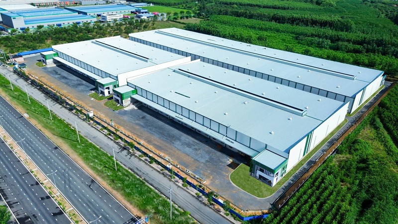 KCN Nhơn Trạch 6D với quy mô 14,5 ha đã hoàn thiện hệ thống nhà kho, sẵn sàng bàn giao và đạt chứng nhận LEED Gold