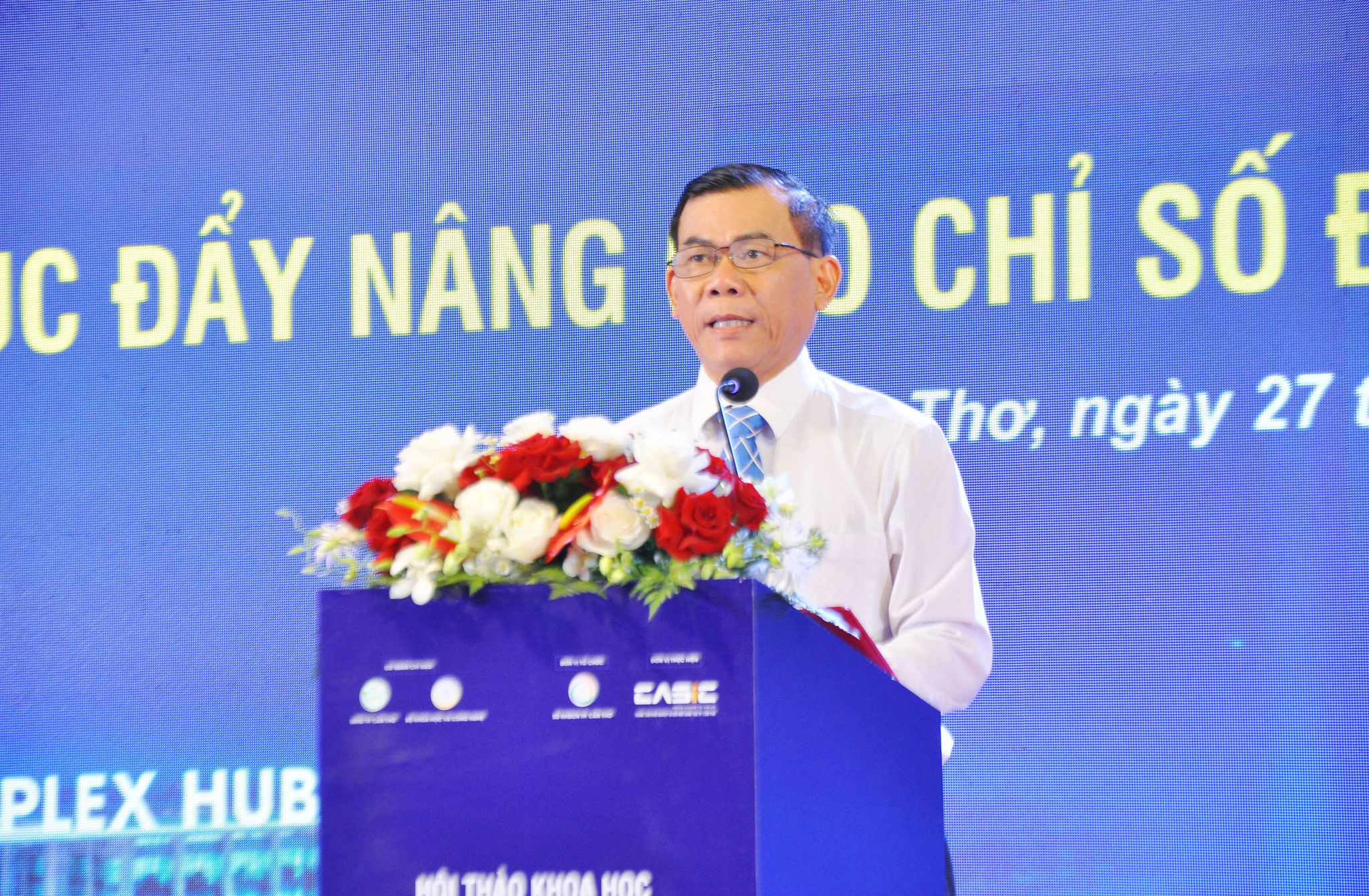 ông Huỳnh Văn Tùng, Trưởng đại diện Văn phòng Bộ Khoa học và Công nghệ tại miền Nam, với vị thế là trung tâm của vùng Đồng bằng sông Cửu Long, Cần Thơ có nhiều lợi thế để phát triển hệ sinh thái đổi mới sáng tạo.