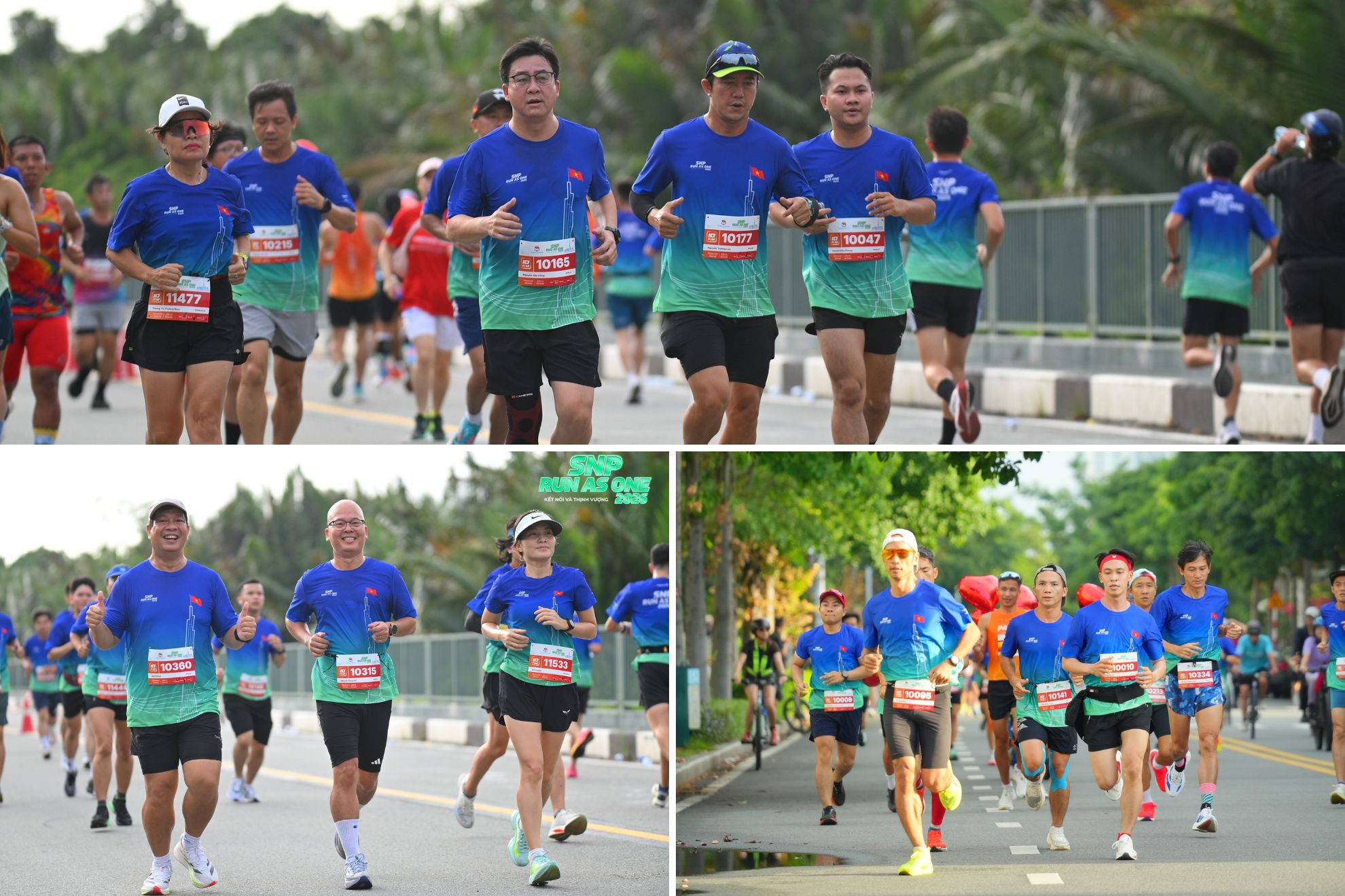 Khoảnh khắc giải chạy bộ SNP RUN AS ONE 2026 của các vận động viên