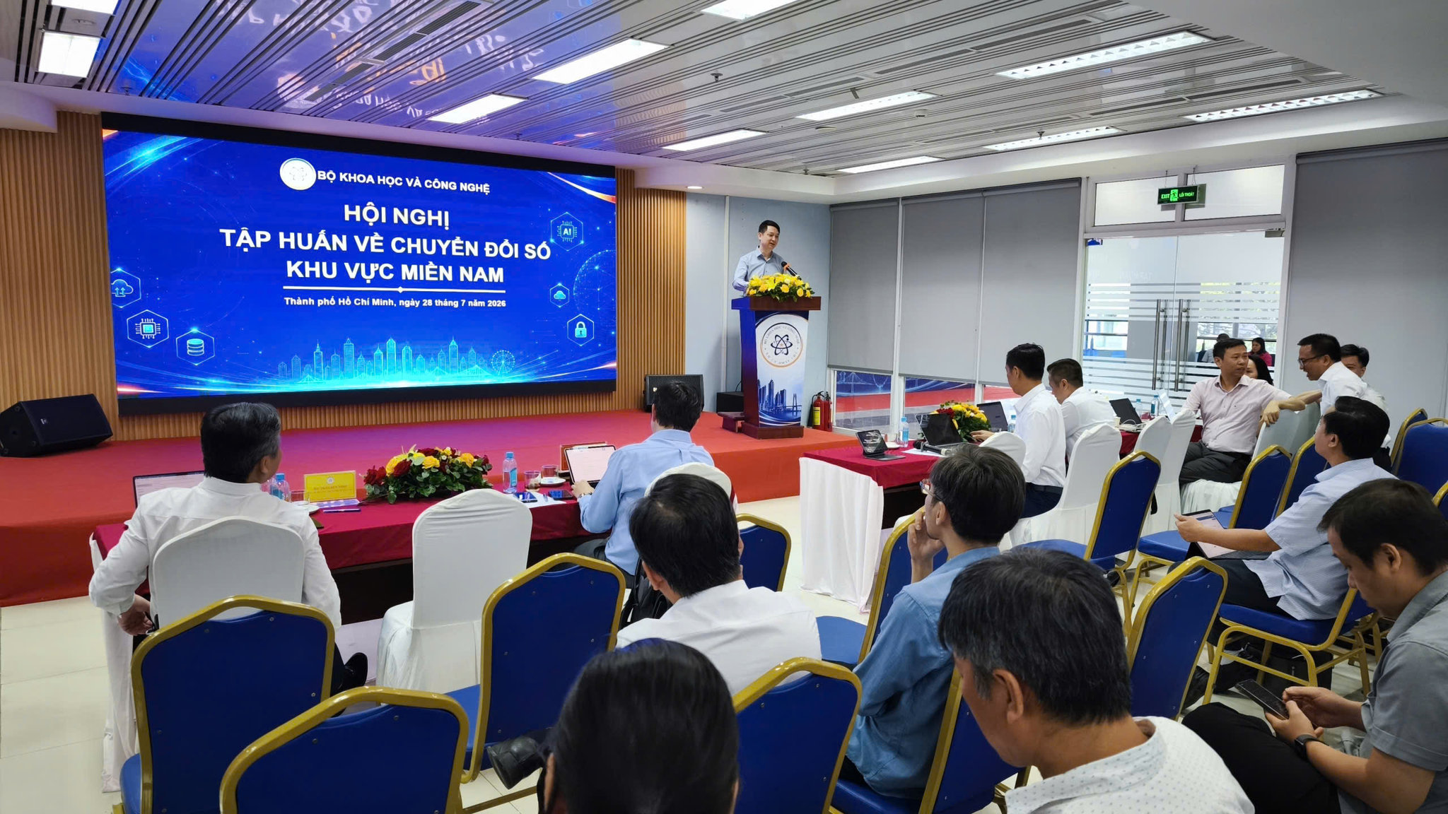 Hội nghị thu hút đông đảo các đại biểu làm công tác chuyển đổi số tại địa phương