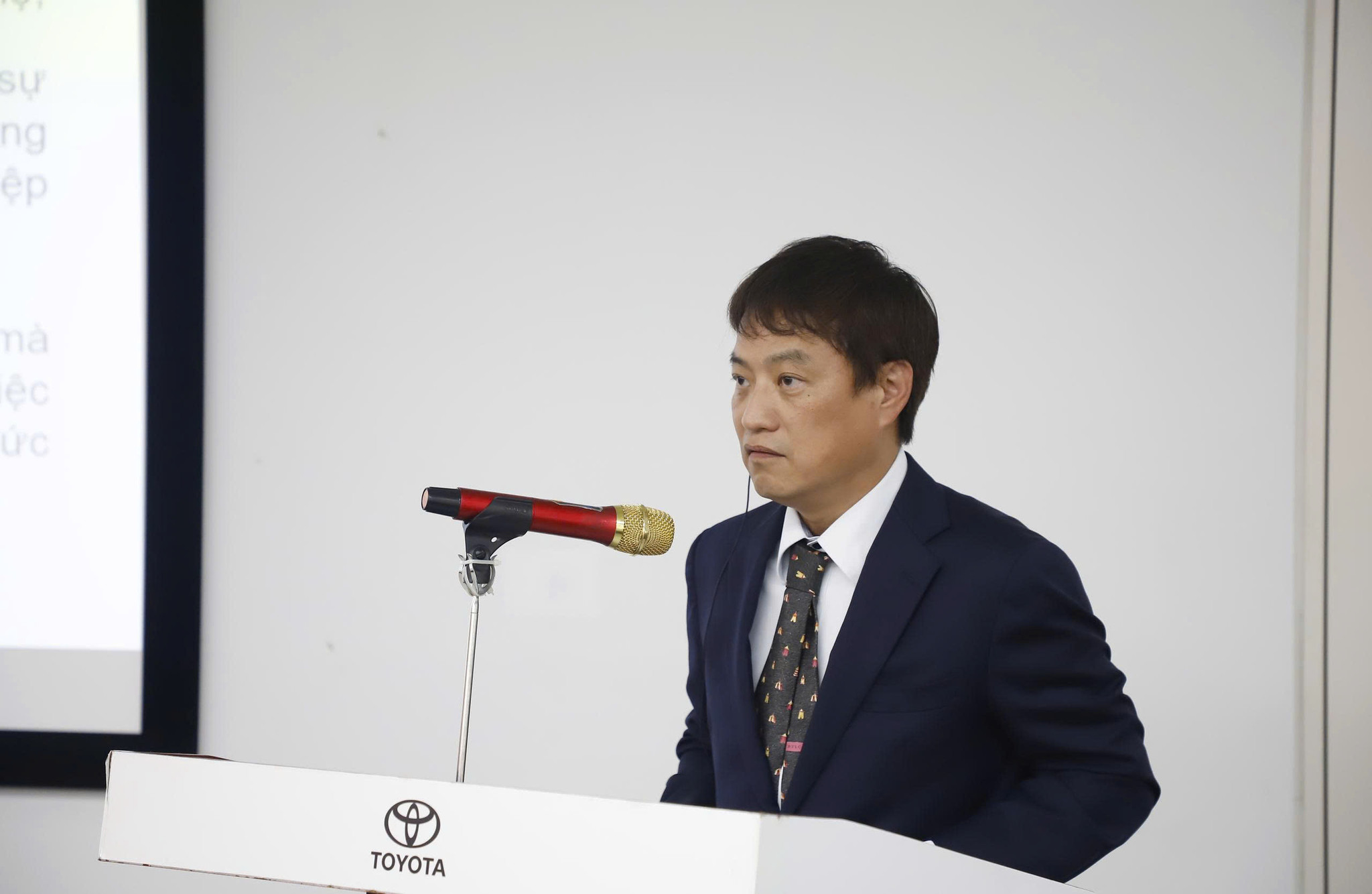 Ông Ryuhei Susaki, Giám đốc khối Chuỗi cung ứng, Toyota Việt Nam phát biểu