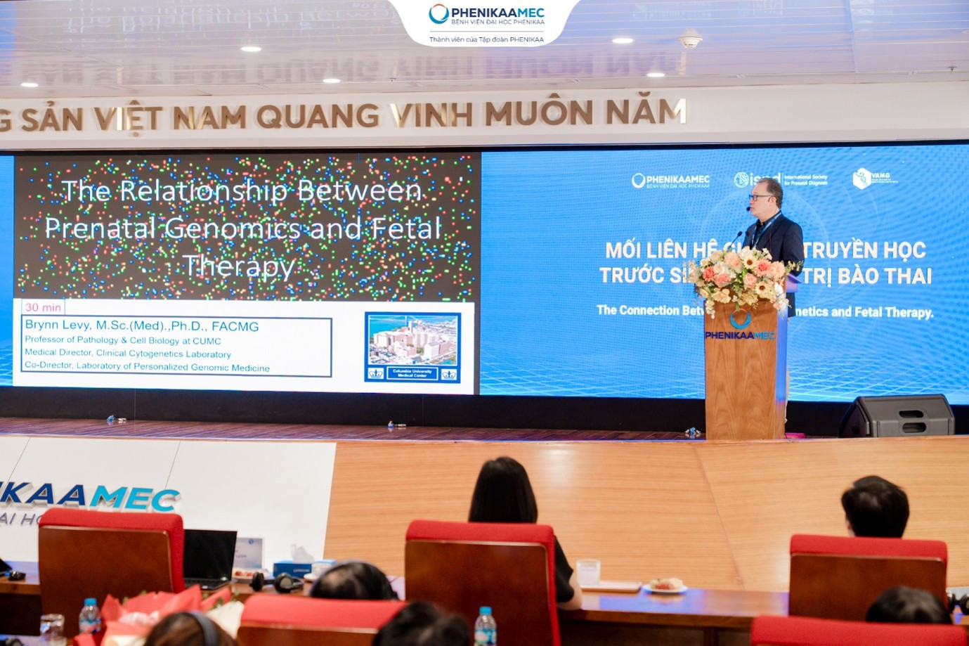 GS. Brynn Levy khẳng định tầm quan trọng của kết nối chuyên môn quốc tế, thúc đẩy sự phát triển của Y học bào thai