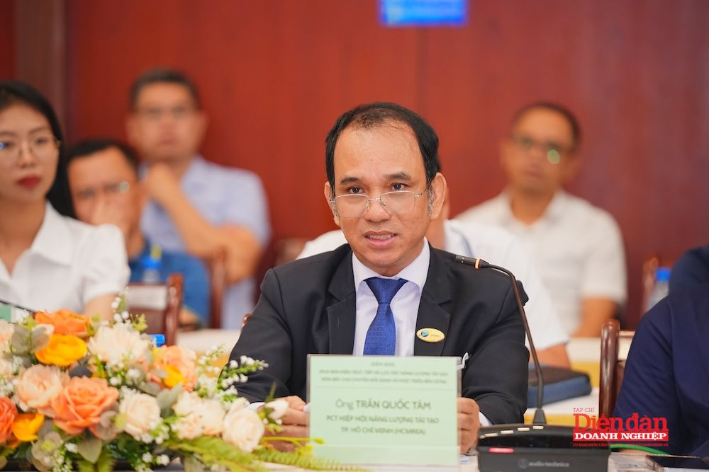 Ông Trần Quốc Tâm, Phó Chủ tịch Hiệp hội Năng lượng tái tạo TP HCM.