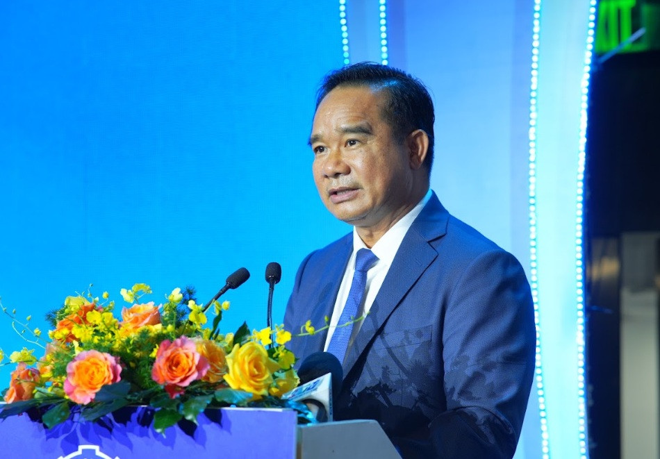 Ông Nguyễn Văn Được – Ủy viên Trung ương Đảng, Phó Bí thư Thành ủy TP. Hồ Chí Minh, Chủ tịch UBND TP. Hồ Chí Minh phát biểu 