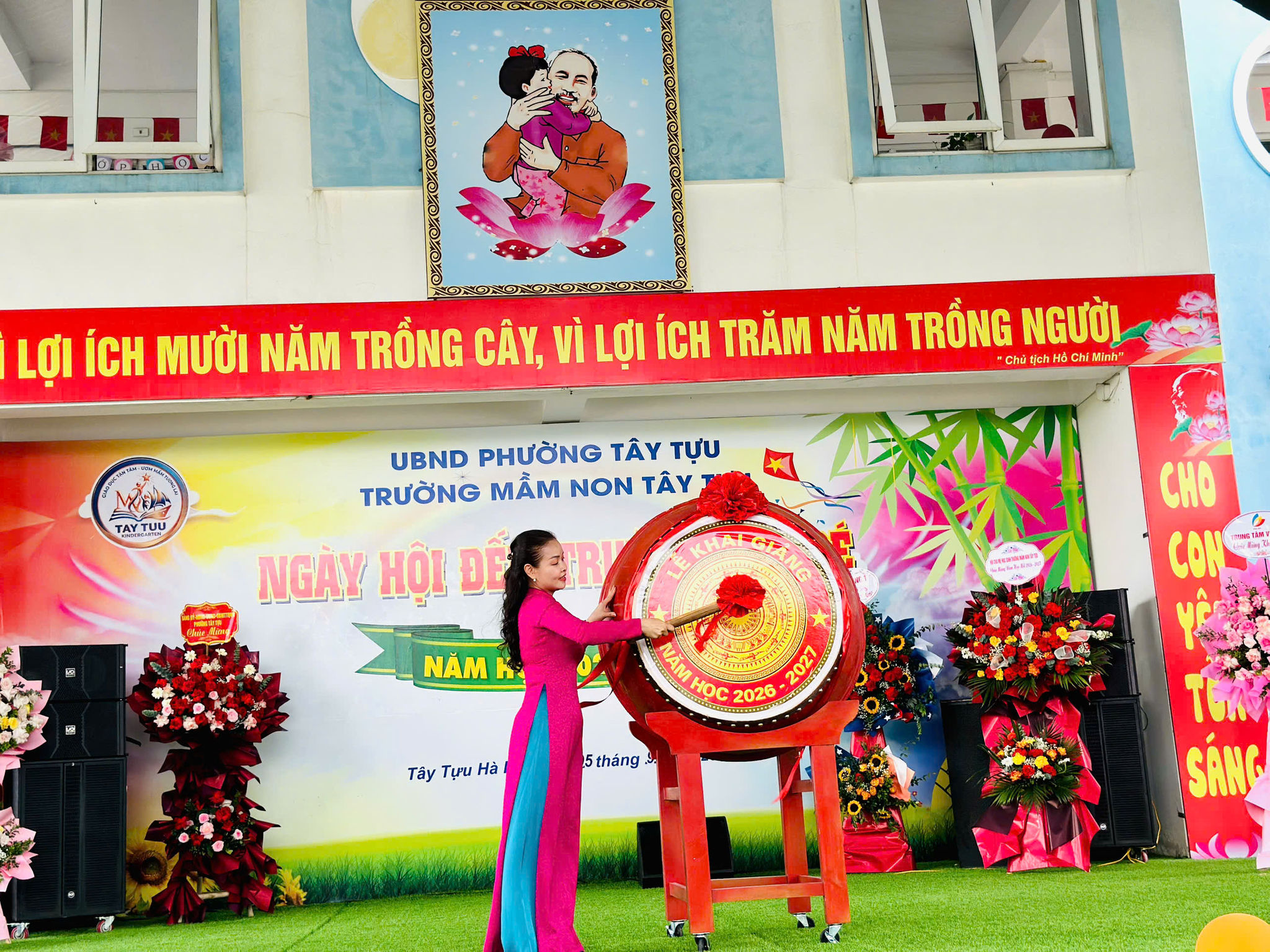 Ảnh 5. HT đánh trống