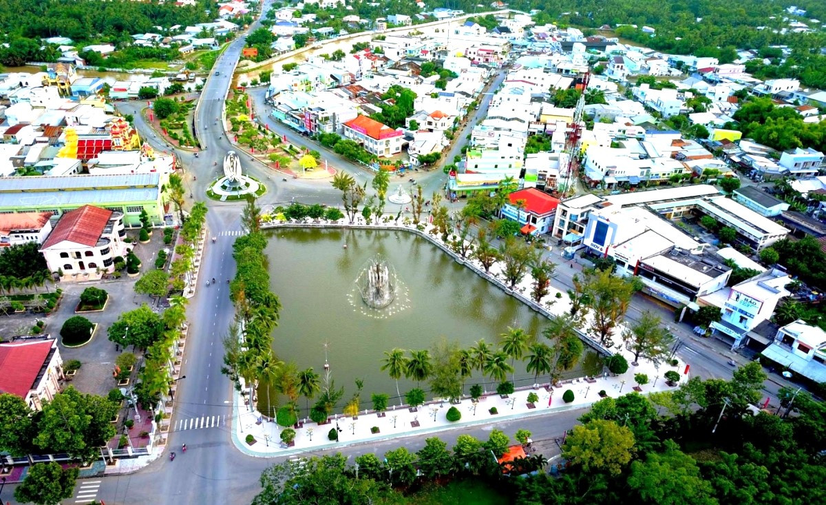 Trung tâm đô thị Xã Tiểu Cần.