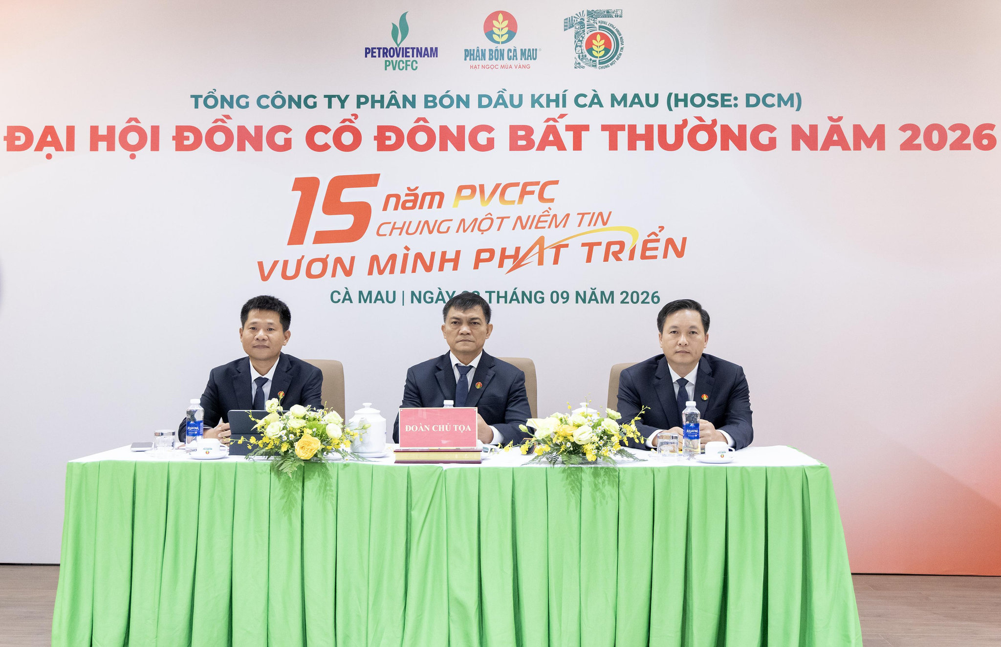 Phân bón Cà Mau tổ chức Đại hội Cổ đông bất thường năm 2026.
