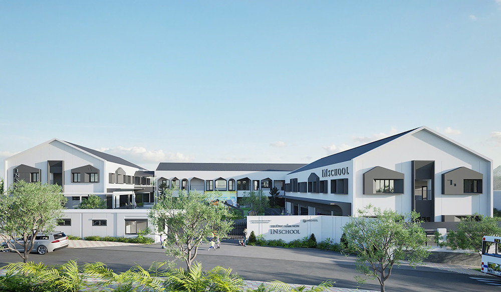 Hình 4 - Trường mầm non INschool tại Thành Phố Cà Phê được đầu tư cơ sở vật chất hiện đại chuẩn quốc tế, góp phần ươm mầm những công dân nhí hạnh phúc, tự tin hội nhập