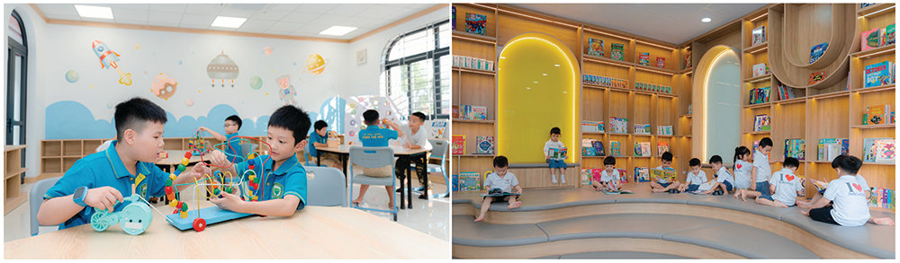 Hình 6 - Trường tiểu học Xanh Tuệ Đức và Trường mầm non INschool tại Thành Phố Cà Phê đem đến những không gian học tập, sinh hoạt chất lượng giúp học sinh phát triển toàn diện