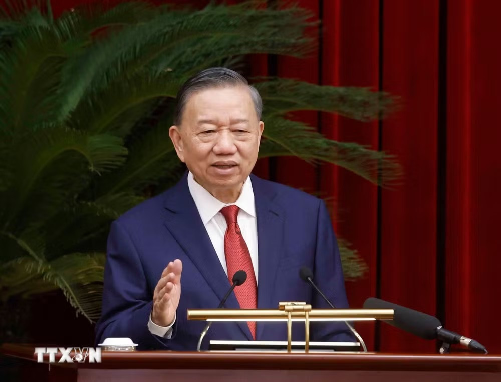 Phát biểu của Tổng Bí thư, Chủ tịch nước Tô Lâm bế mạc Hội nghị Trung ương 4- Ảnh 1.