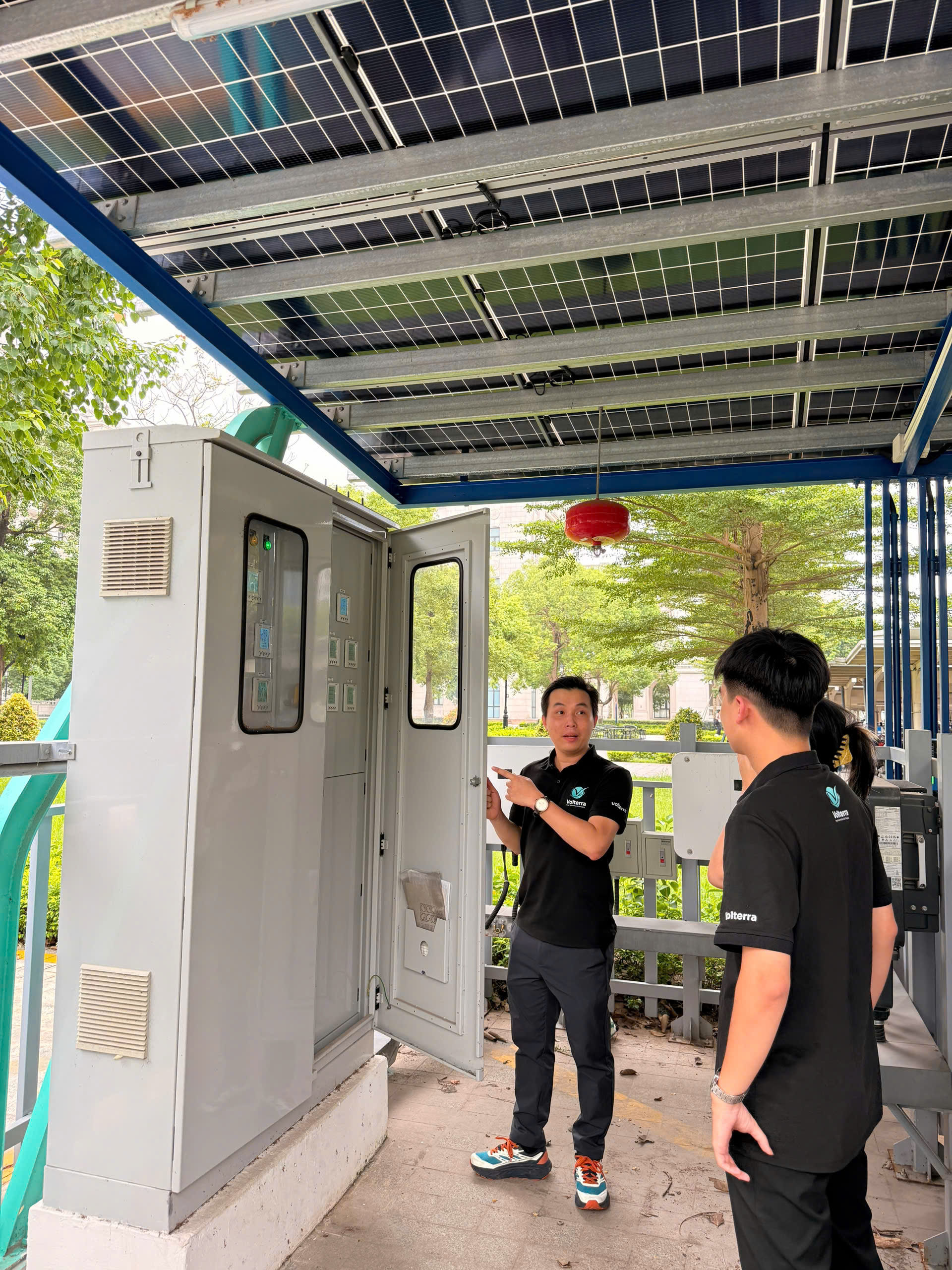 Volterra team at EV Charging Station Pilot