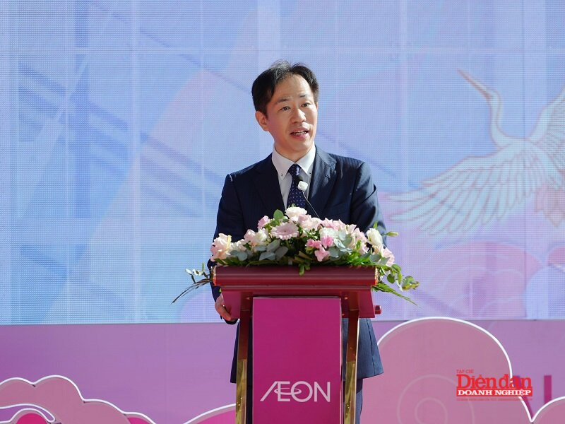 Ông Ohno Keiji - Giám đốc điều hành mảng Phát triển Trung tâm thương mại của Tập đoàn AEON, kiêm Chủ tịch và Giám đốc điều hành Công ty TNHH AEON MALL