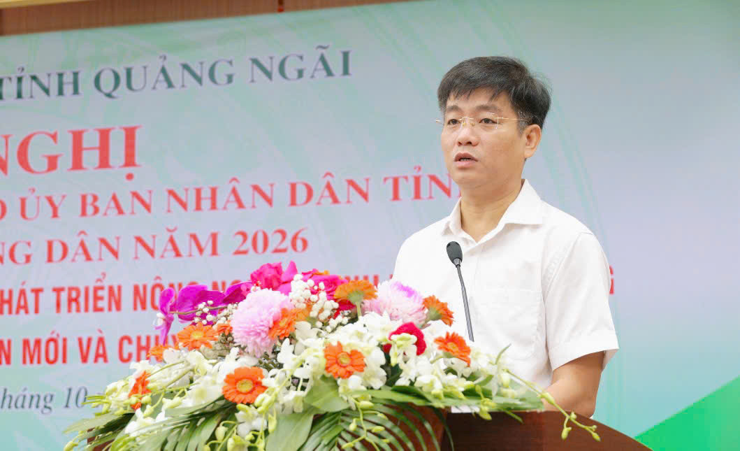 Phó Chủ tịch UBND tỉnh Đỗ Tâm Hiển phát biểu tại hội nghị