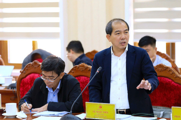 ông Lê Ngọc Tiến, Giám đốc Sở Tài chính tỉnh Lâm Đồng
