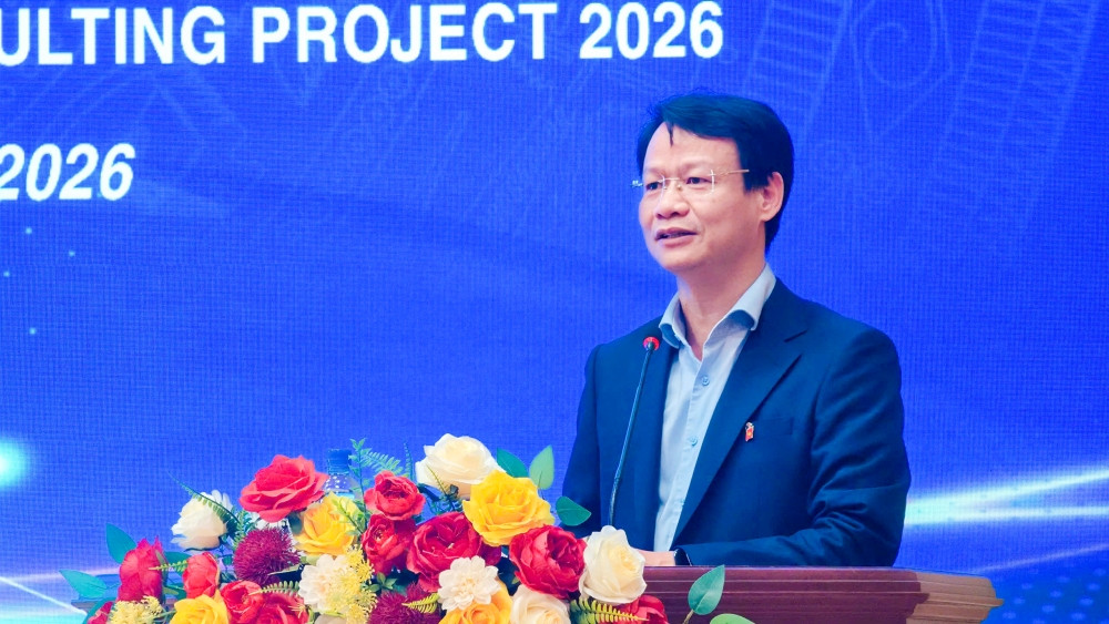 Ông Phạm Văn Quân, Phó Cục trưởng Cục Công nghiệp - Bộ Công Thương, phát biểu tại sự kiện