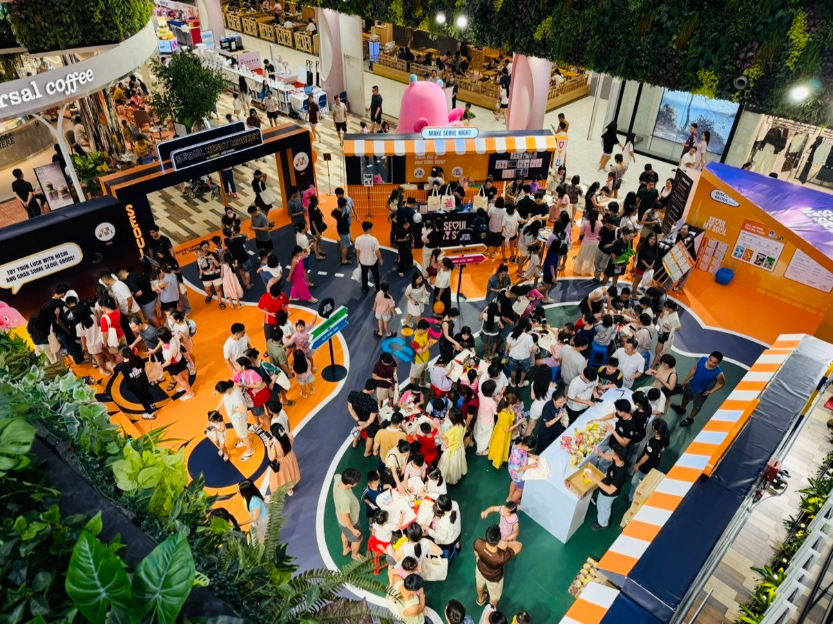 Toàn cảnh SEOUL NIGHT MARKET tại AEON Mall Hà Đông, Hà Nội
