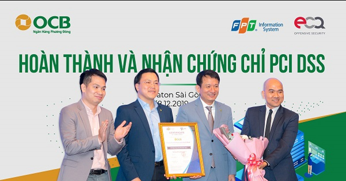 OCB hoàn thành triển khai Open API, nhận chứng chỉ PCI DSS cấp độ cao nhất