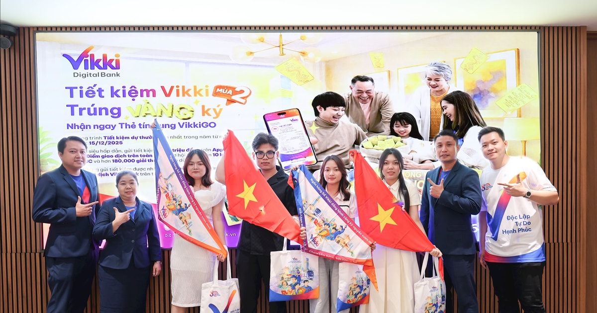 Ngân hàng Số Vikki trao tặng quà cho khách hàng may mắn với tổng giải thưởng hơn 8 tỷ đồng