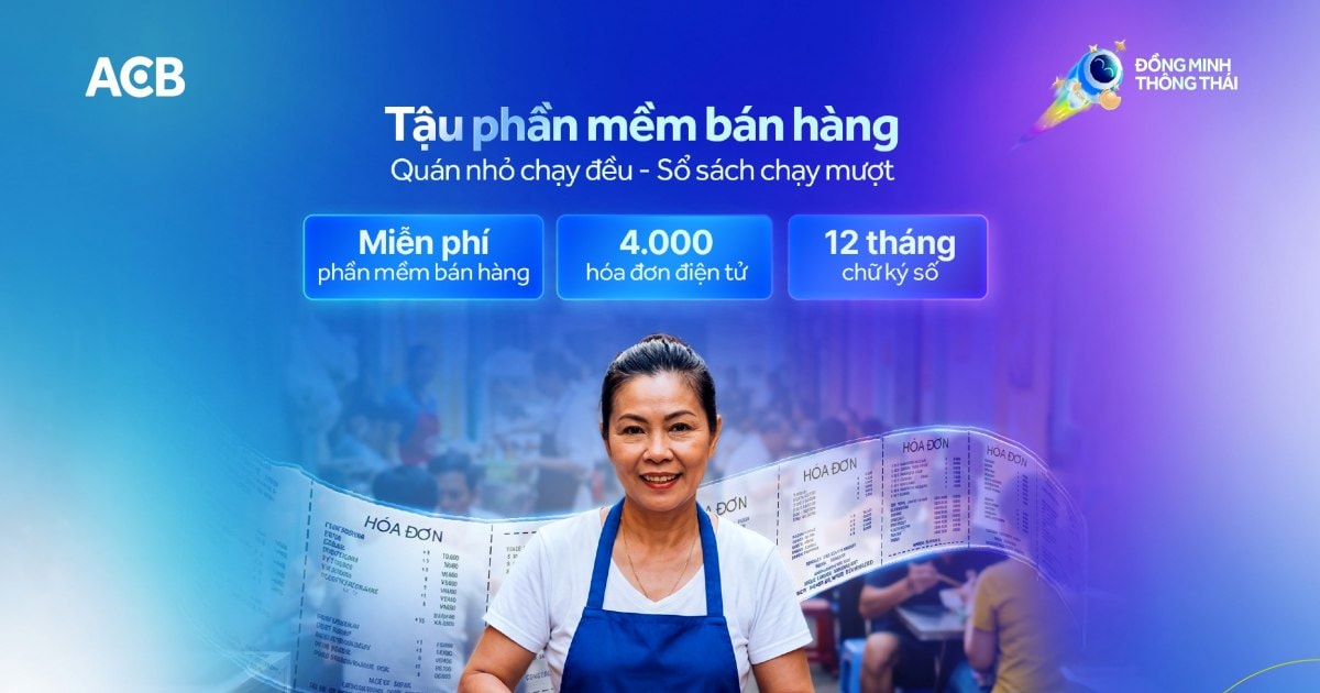 ACB giảm đến 2%/năm lãi vay cho hộ kinh doanh