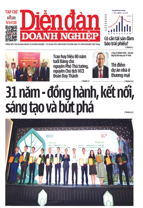 Ấn phẩm in Diễn đàn Doanh nghiệp số 89 ( Thứ Tư 6/11/2024 )