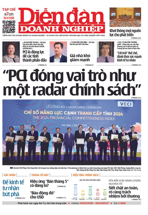 Ấn phẩm in Diễn đàn Doanh nghiệp số 37 ( Thứ Tư 07/05/2025 )