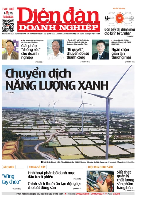 Ấn phẩm in Diễn đàn Doanh nghiệp số 38 ( Thứ Sáu 09/05/2025 )