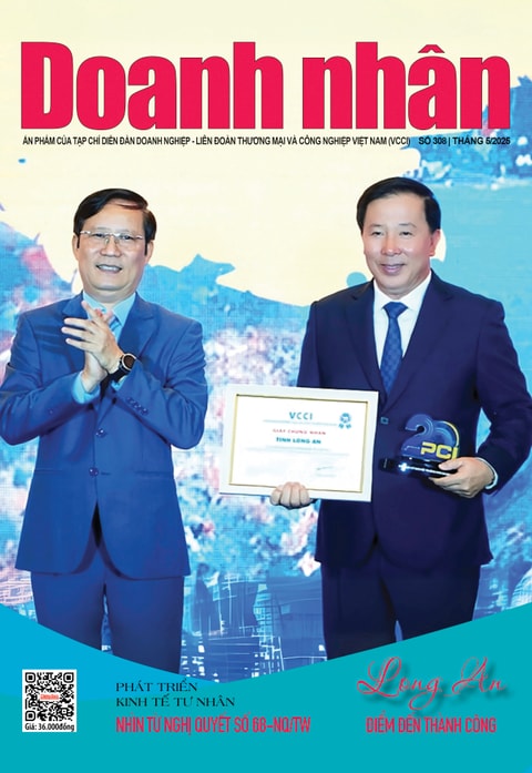 Ấn phẩm in Doanh nhân số 308 tháng 5/2025