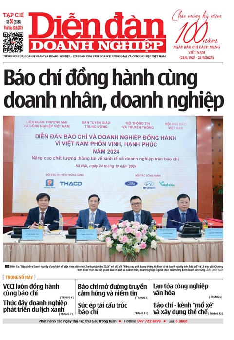Ấn phẩm in Diễn đàn Doanh nghiệp số 50 ( Thứ Sáu 20/06/2025 )