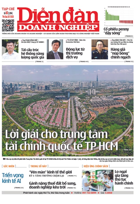 Ấn phẩm in Diễn đàn Doanh nghiệp số 60 ( Thứ Sáu 25/07/2025 )