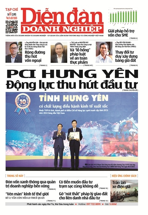 Ấn phẩm in Diễn đàn Doanh nghiệp số 61(Thứ Tư 30/07/2025)