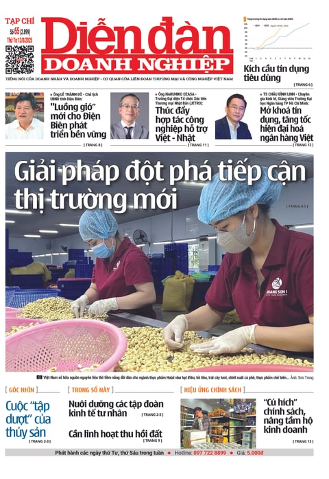 Ấn phẩm in Diễn đàn Doanh nghiệp số 65(Thứ Tư 13/08/2025)