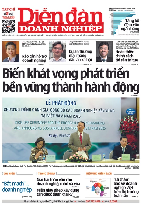Ấn phẩm in Diễn đàn Doanh nghiệp số 68(Thứ sáu 22/08/2025)