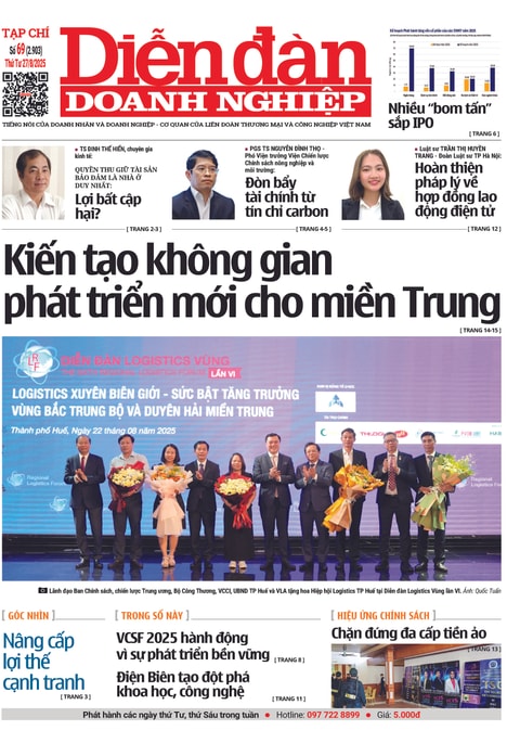 Ấn phẩm in Diễn đàn Doanh nghiệp số 69(Thứ Tư 27/08/2025)