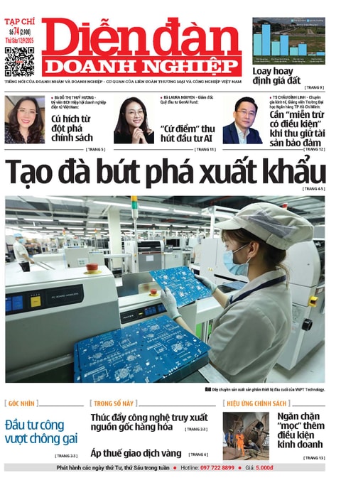 Ấn phẩm in Diễn đàn Doanh nghiệp số 74 ( Thứ Sáu 12/09/2025 )