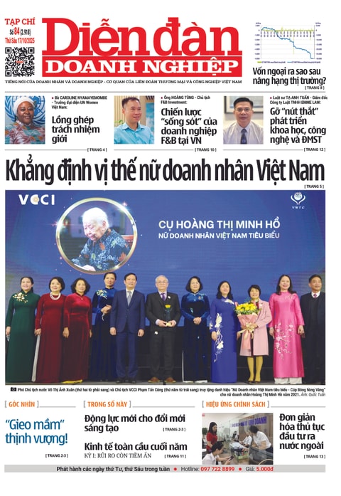 Ấn phẩm in Diễn đàn Doanh nghiệp số 84 (Thứ Sáu 17/10/2025)