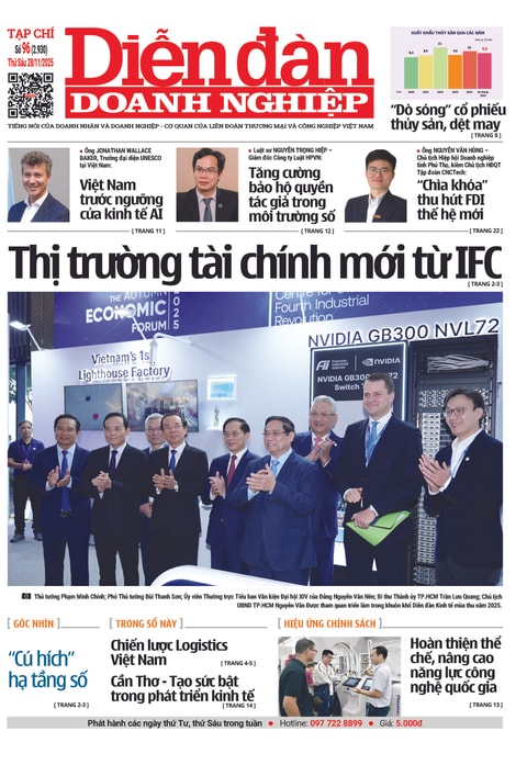 Ấn phẩm in Diễn đàn Doanh nghiệp số 96 (Thứ Sáu 28/11/2025)