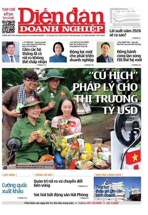 Ấn phẩm in Diễn đàn Doanh nghiệp số 97 (Ngày 03/12/2025)