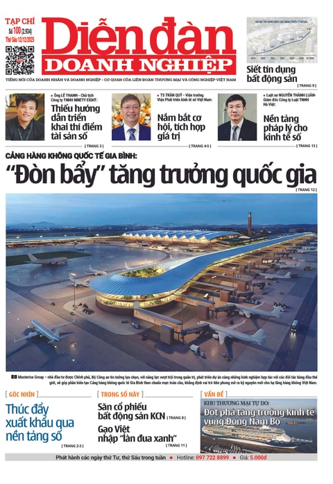 Ấn phẩm in Diễn đàn Doanh nghiệp số 100 (Thứ Sáu 12/12/2025)