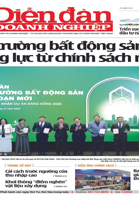 Ấn phẩm in Diễn đàn Doanh nghiệp số 104 (Thứ Sáu 26/12/2025)