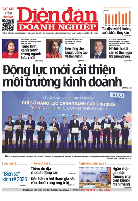 Ấn phẩm in Diễn đàn Doanh nghiệp số 02 (Thứ Tư 07/01/2026)