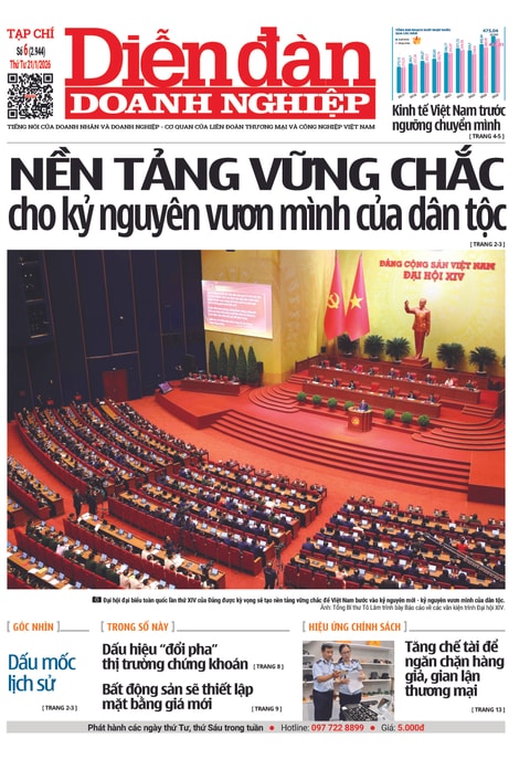 Ấn phẩm in Diễn đàn Doanh nghiệp số 06 (Thứ Tư 21/01/2026)