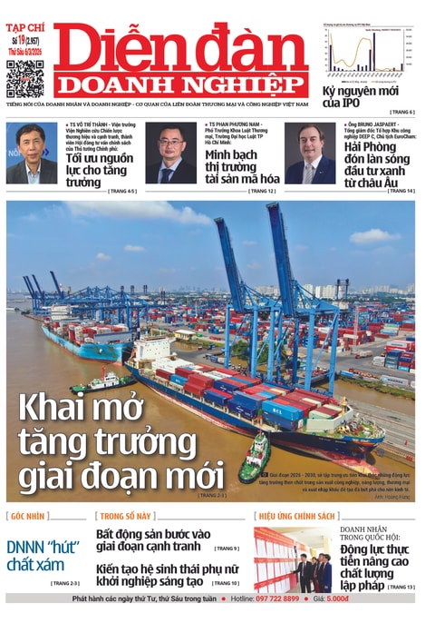 Ấn phẩm in Diễn đàn Doanh nghiệp số 19 (Thứ Sáu 06/03/2026)