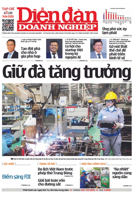 Ấn phẩm in Diễn đàn Doanh nghiệp số 21 (Thứ Sáu 13/03/2026)