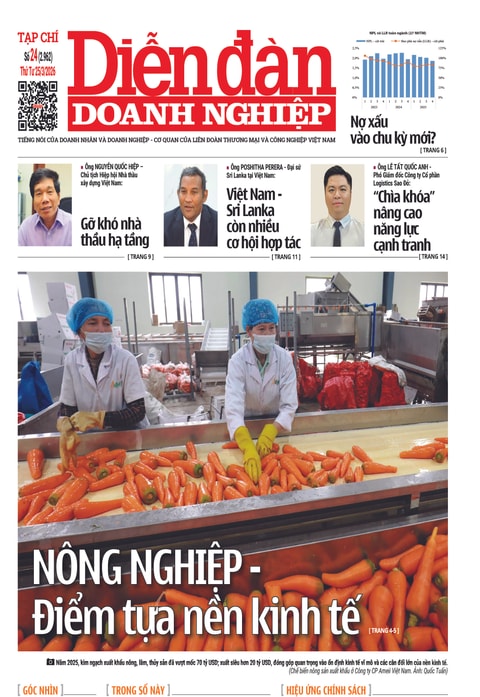 Ấn phẩm in Diễn đàn Doanh nghiệp số 24 (Thứ Tư 25/03/2026)