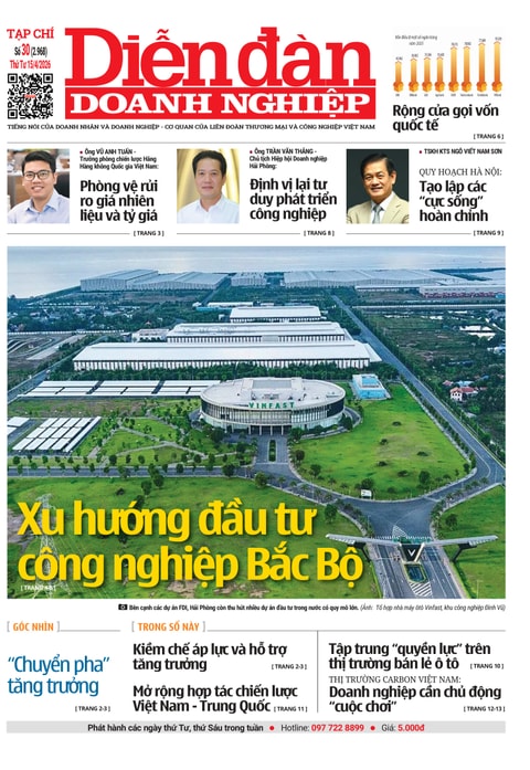 Ấn phẩm in Diễn đàn Doanh nghiệp số 30 (Thứ Tư 15/04/2026)