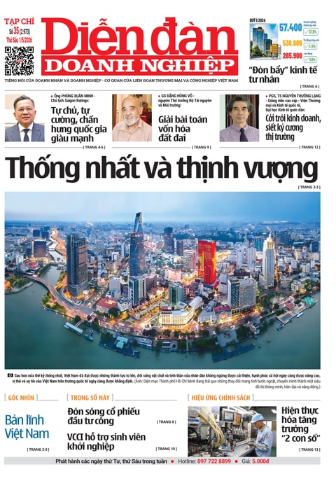 Ấn phẩm in Diễn đàn Doanh nghiệp số 35 (01/05/2026 )