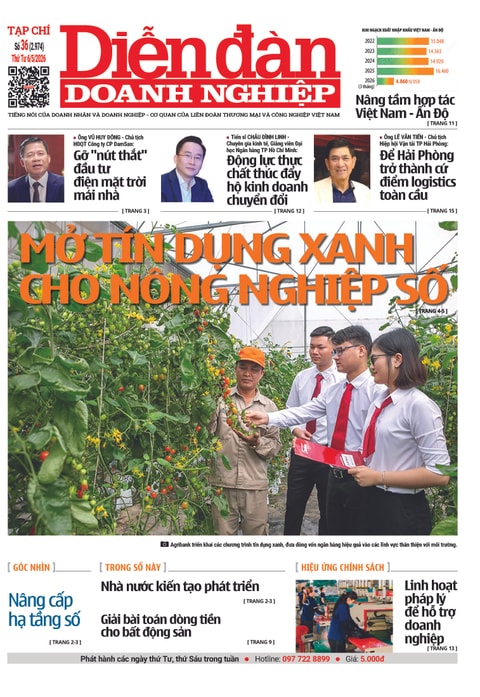 Ấn phẩm in Diễn đàn Doanh nghiệp số 36 (06/05/2026)