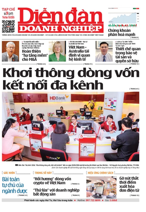 Ấn phẩm in Diễn đàn Doanh nghiệp số 39 (15/05/2025)