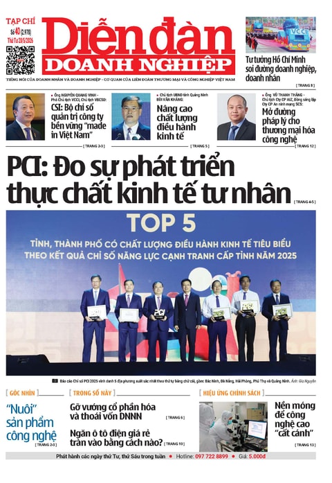 Ấn phẩm in Diễn đàn Doanh nghiệp số 40 (20/05/2026)